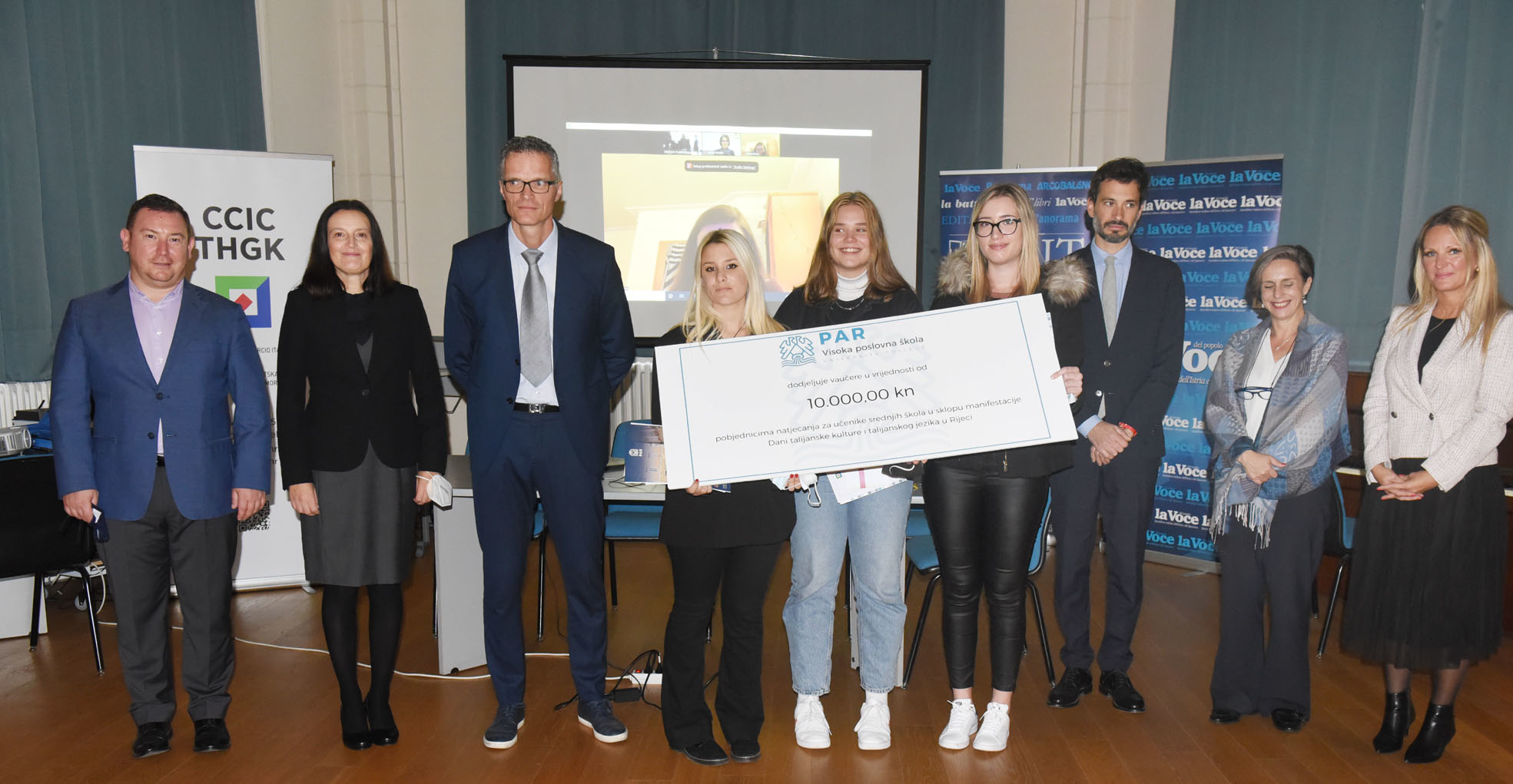 Marin Corva, Debora Radolović, Michele Scalembra, Lavinia Jelena Terzić, Vanja Višnić, Denise Jurman, Davide Bradanini, Andrea Perkov e Sanda Grudić Kvasić